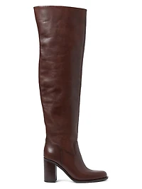 Deidre 85MM Leather Over-The-Knee Boots