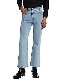 Flared Five-Pocket Jeans