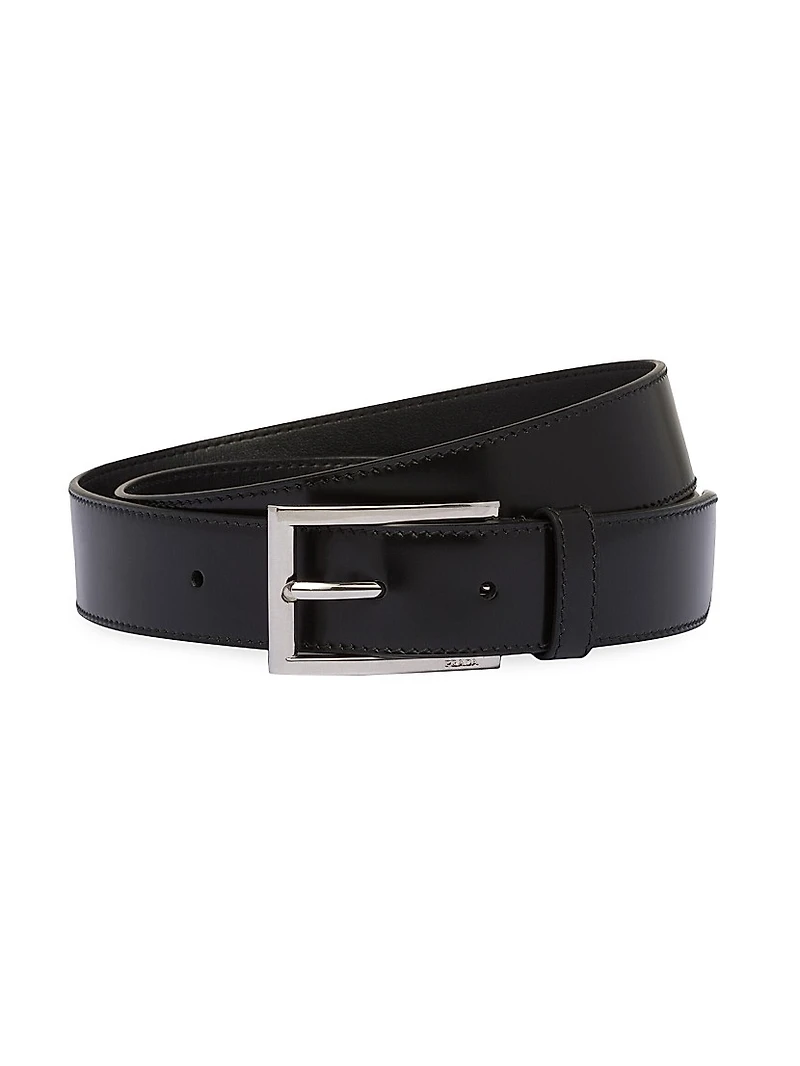 Brushed Leather Belt