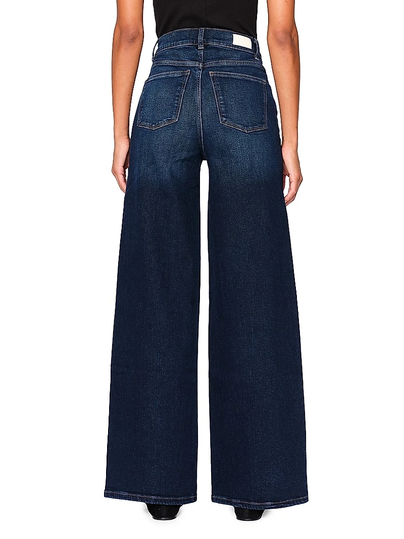 Hepburn Wide Leg High Rise Jeans