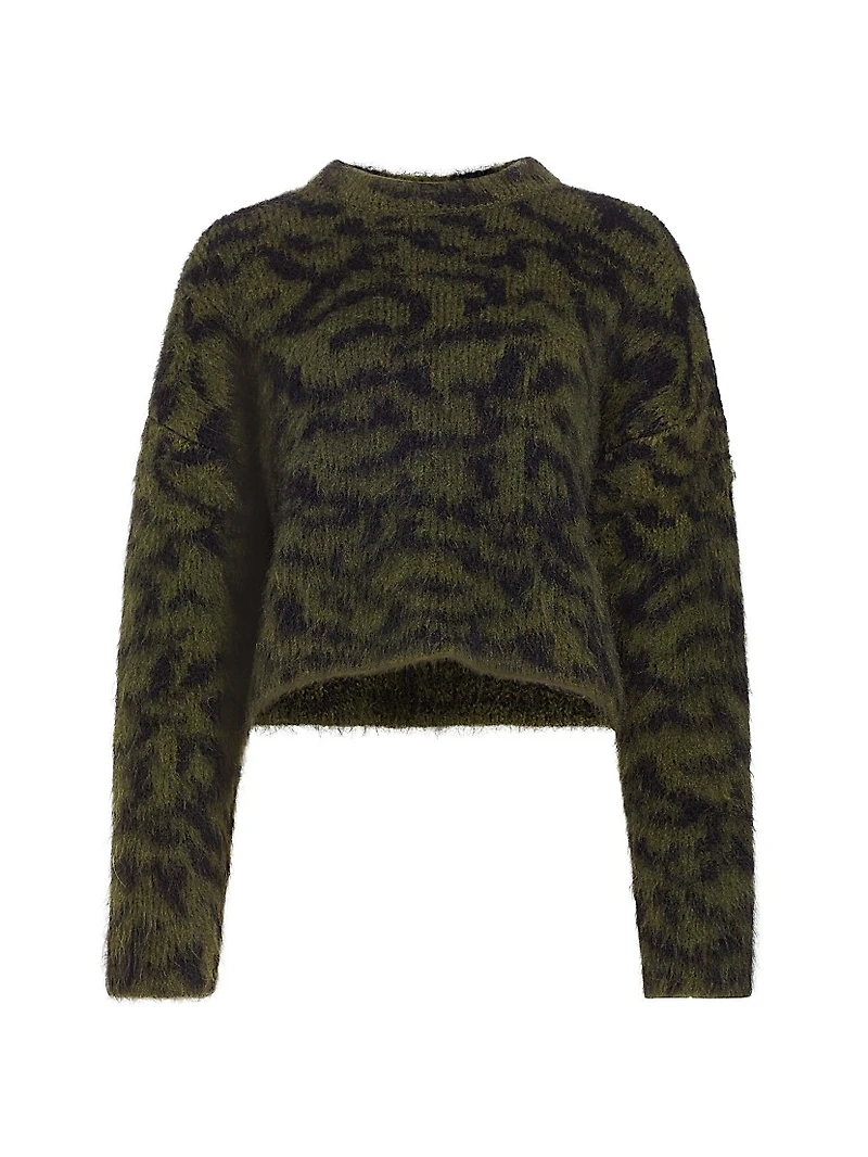 Abstract Crewneck Sweater