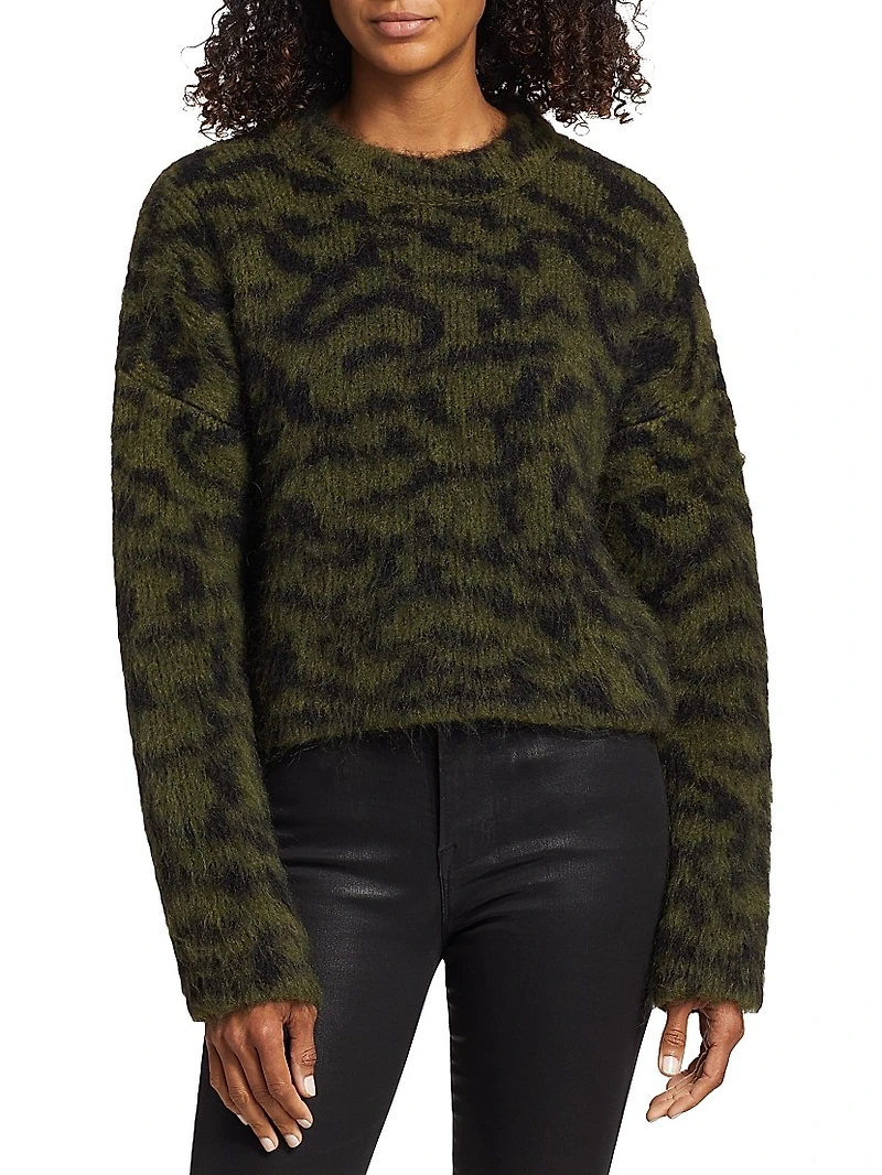 Abstract Crewneck Sweater