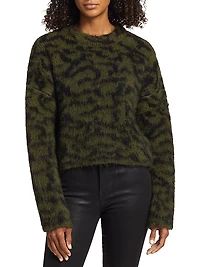 Abstract Crewneck Sweater