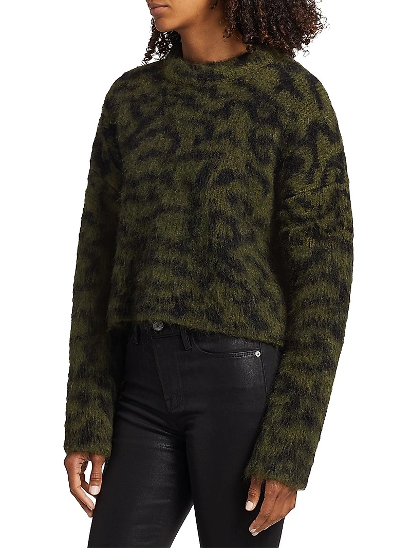 Abstract Crewneck Sweater