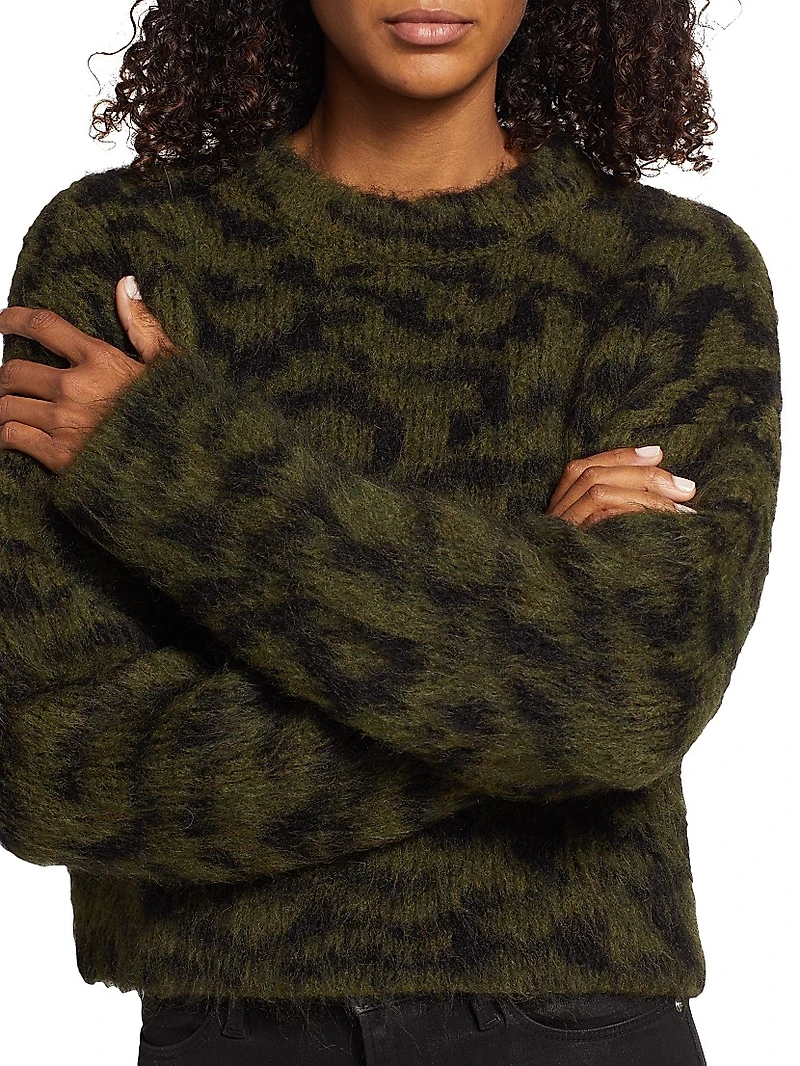 Abstract Crewneck Sweater