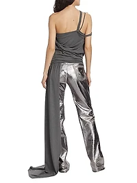 Asymmetric Sash Jersey Tank