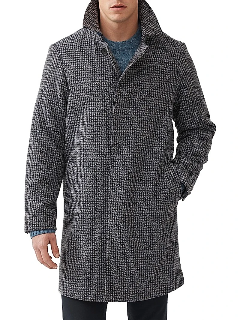 Hundalee Tweed Houndstooth Coat
