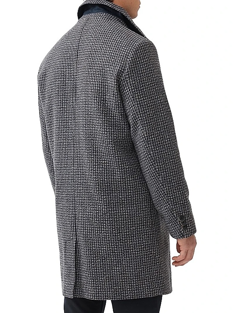 Hundalee Tweed Houndstooth Coat