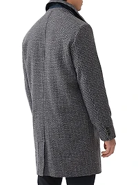 Hundalee Tweed Houndstooth Coat