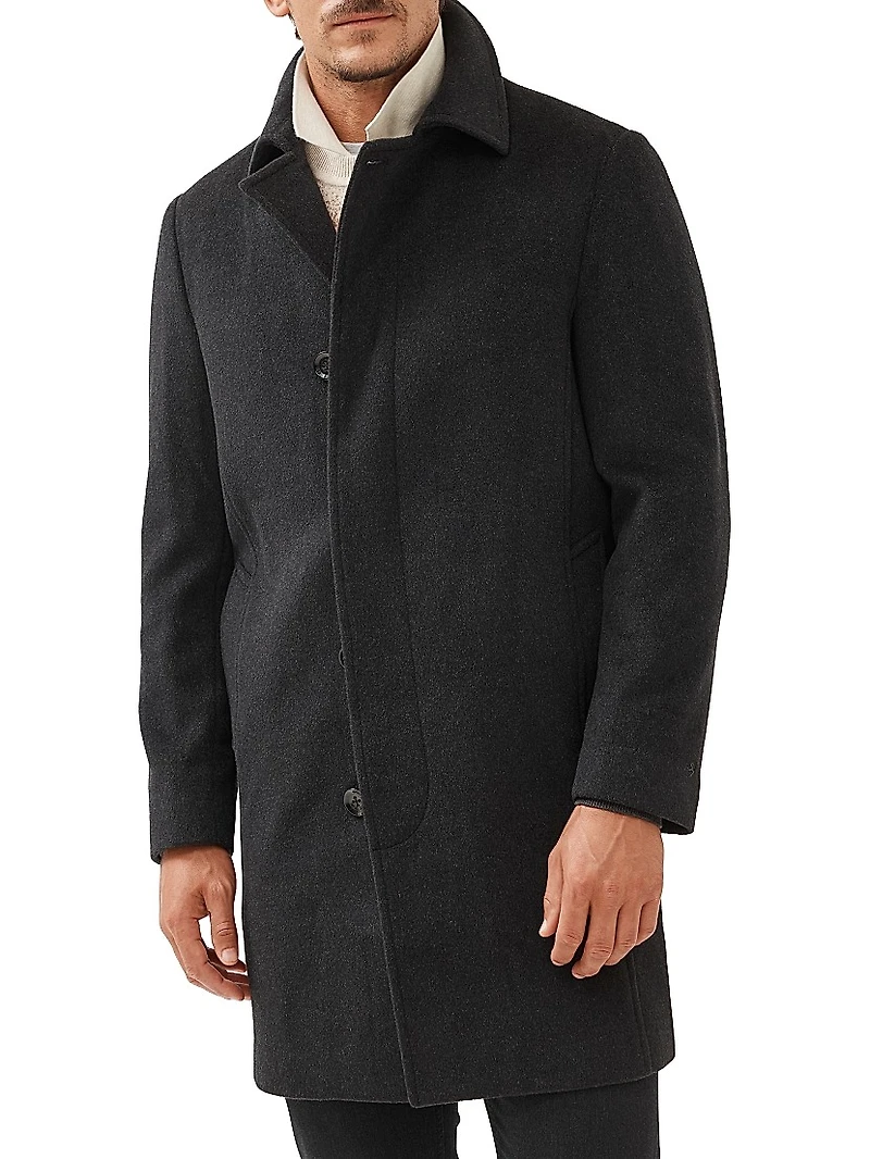Archers Wool & Cashmere-Blend Coat
