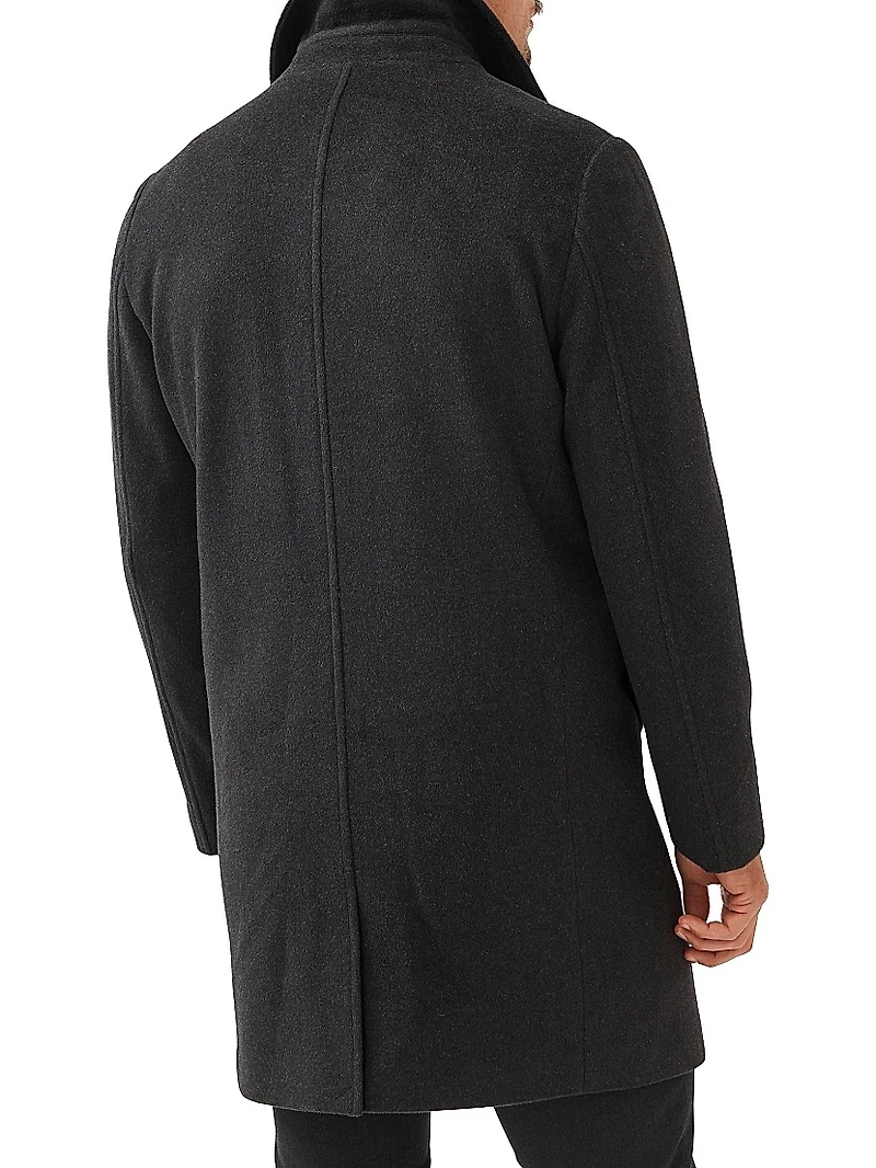 Archers Wool & Cashmere-Blend Coat