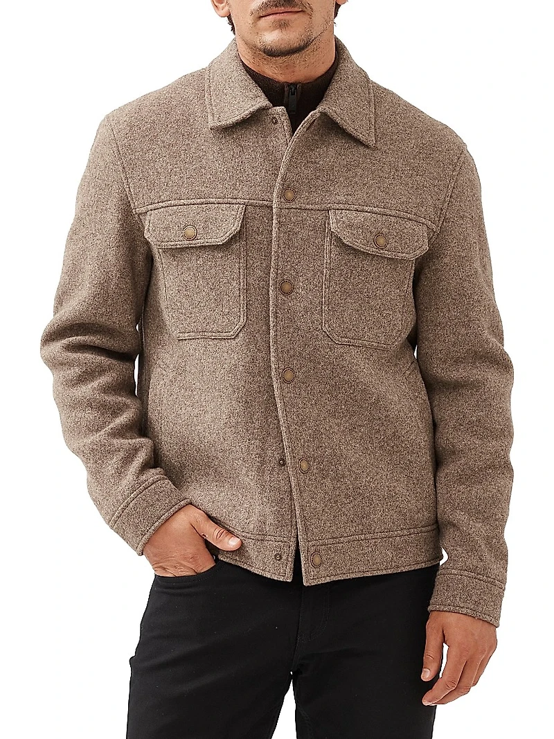 Brooklyn Wool Trucker Jacket