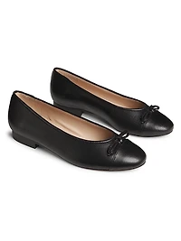 COLLECTION Leather Ballet Flats