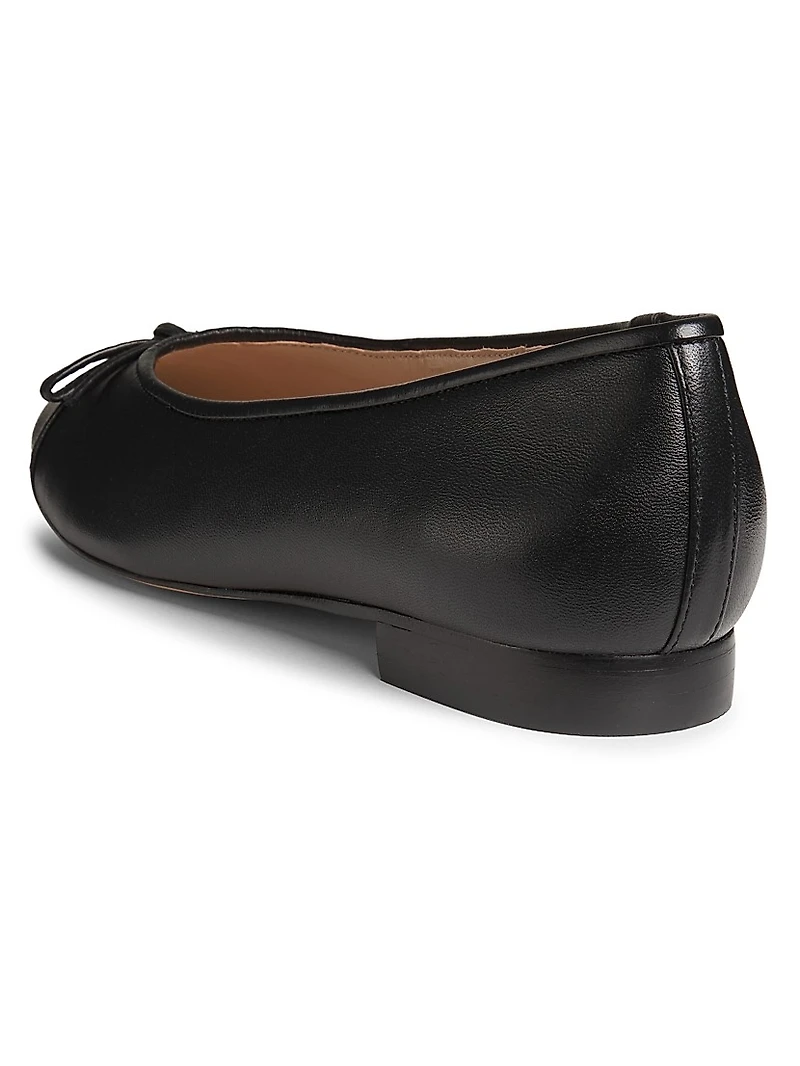 COLLECTION Leather Ballet Flats