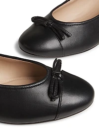 COLLECTION Leather Ballet Flats
