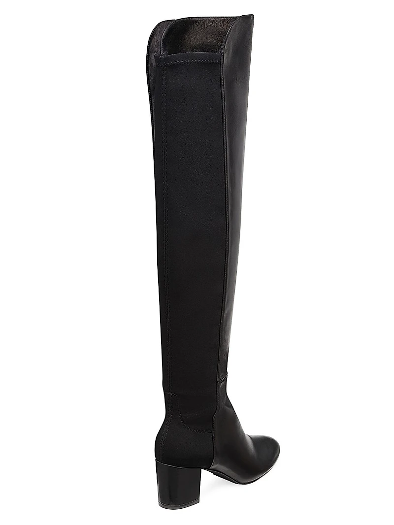 5050 Yuliana 60MM Leather Knee-High Boots