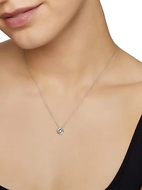 Petite Infinity Pendant Necklace With Diamonds