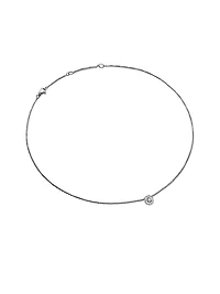 Petite Infinity Pendant Necklace With Diamonds