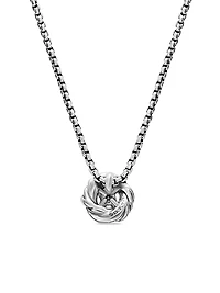 Petite Infinity Pendant Necklace With Diamonds