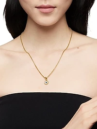 Evil Eye Amulet in 18K Yellow Gold