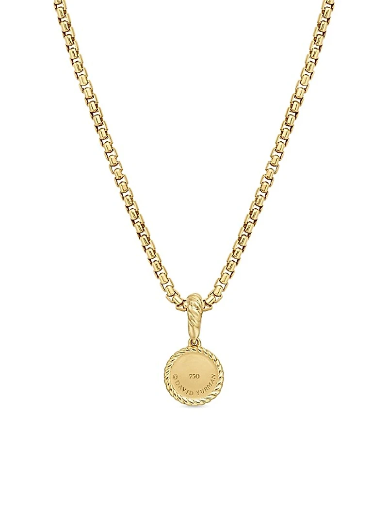 Evil Eye Amulet in 18K Yellow Gold