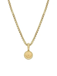 Evil Eye Amulet in 18K Yellow Gold