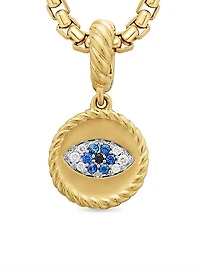 Evil Eye Amulet in 18K Yellow Gold