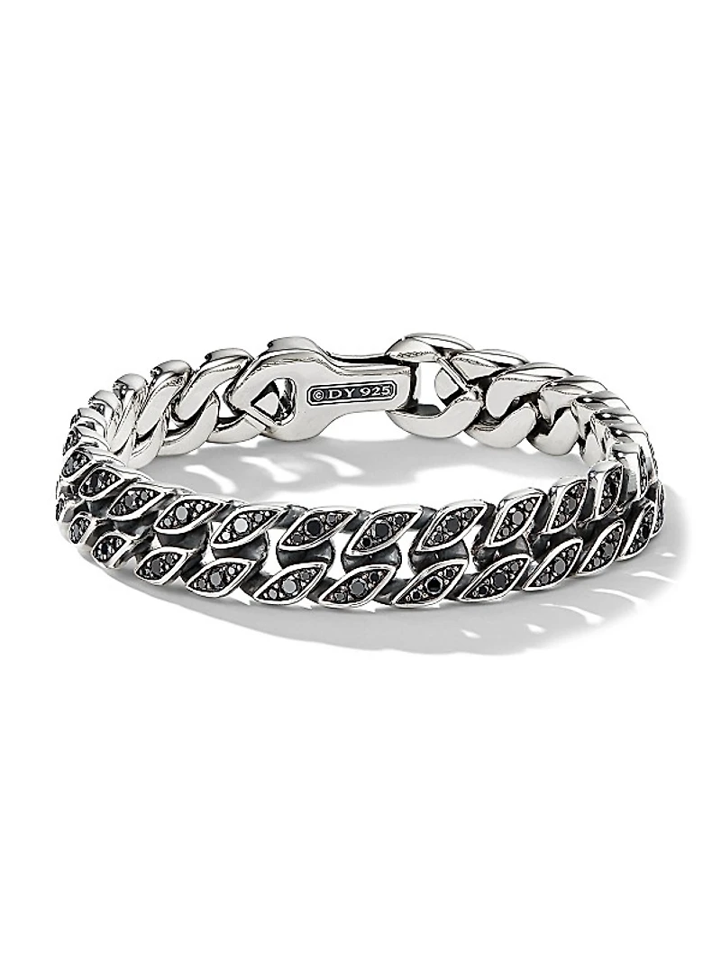 Curb Chain Bracelet in Sterling Silver