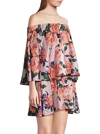 Tiered Off-The-Shoulder Minidress