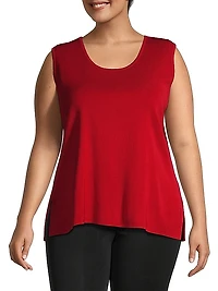 Knit Scoopneck Tank