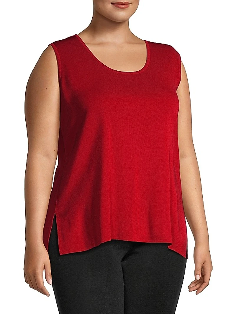 Knit Scoopneck Tank