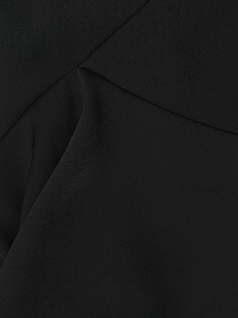 Ruiz Asymmetric Ruffled Minidress