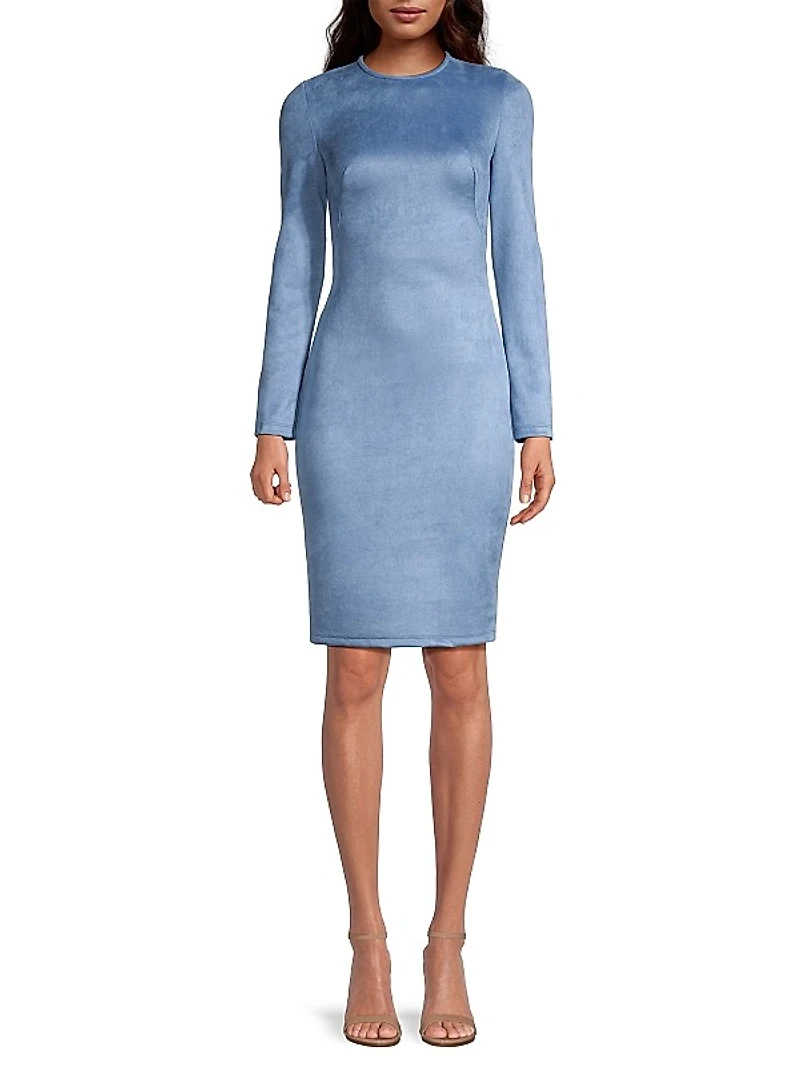 Anita Velvet Sheath Dress