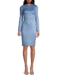 Anita Velvet Sheath Dress