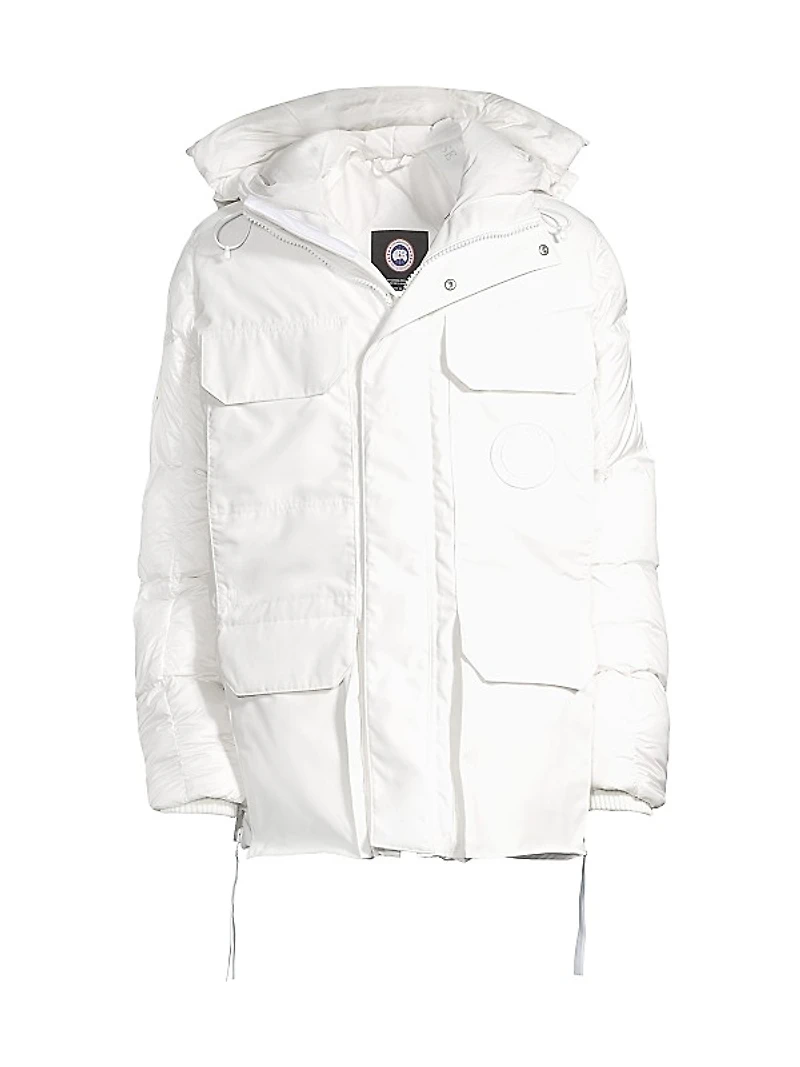 Mixed Media Paradigm Expedition Hooded Down Parka