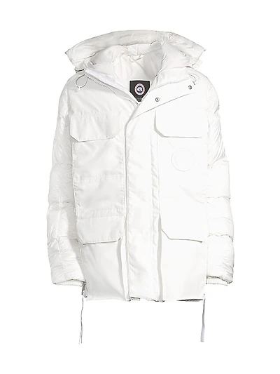 Mixed Media Paradigm Expedition Hooded Down Parka