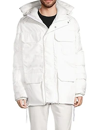 Mixed Media Paradigm Expedition Hooded Down Parka