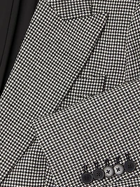 Hannah Houndstooth Wool-Blend Jacket