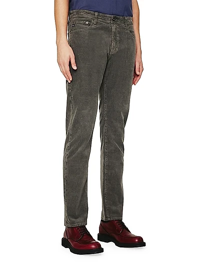 Tellis Cord Five-Pocket Jeans