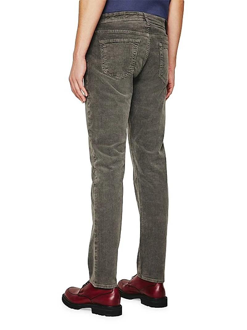 Tellis Cord Five-Pocket Jeans
