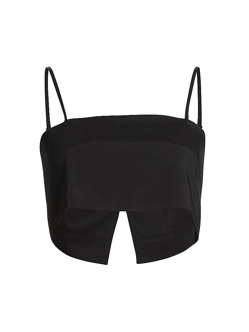 Walton Silk Crop Top