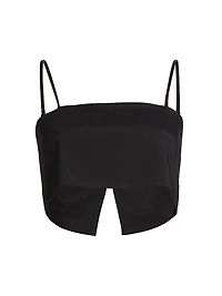 Walton Silk Crop Top