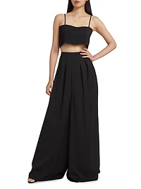 Walton Silk Crop Top