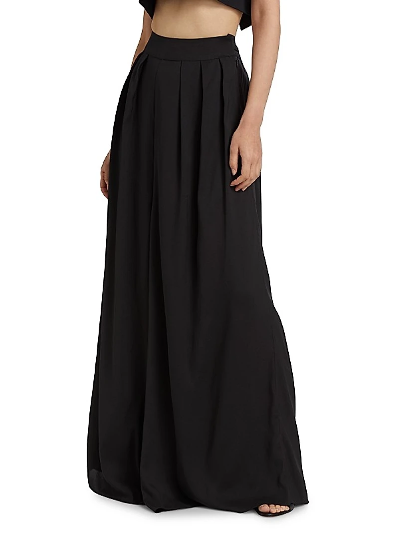 Zora Silk Palazzo Pants