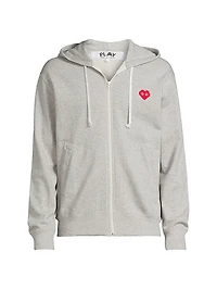 Invader Heart Cotton Hoodie