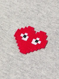 Invader Heart Cotton Hoodie