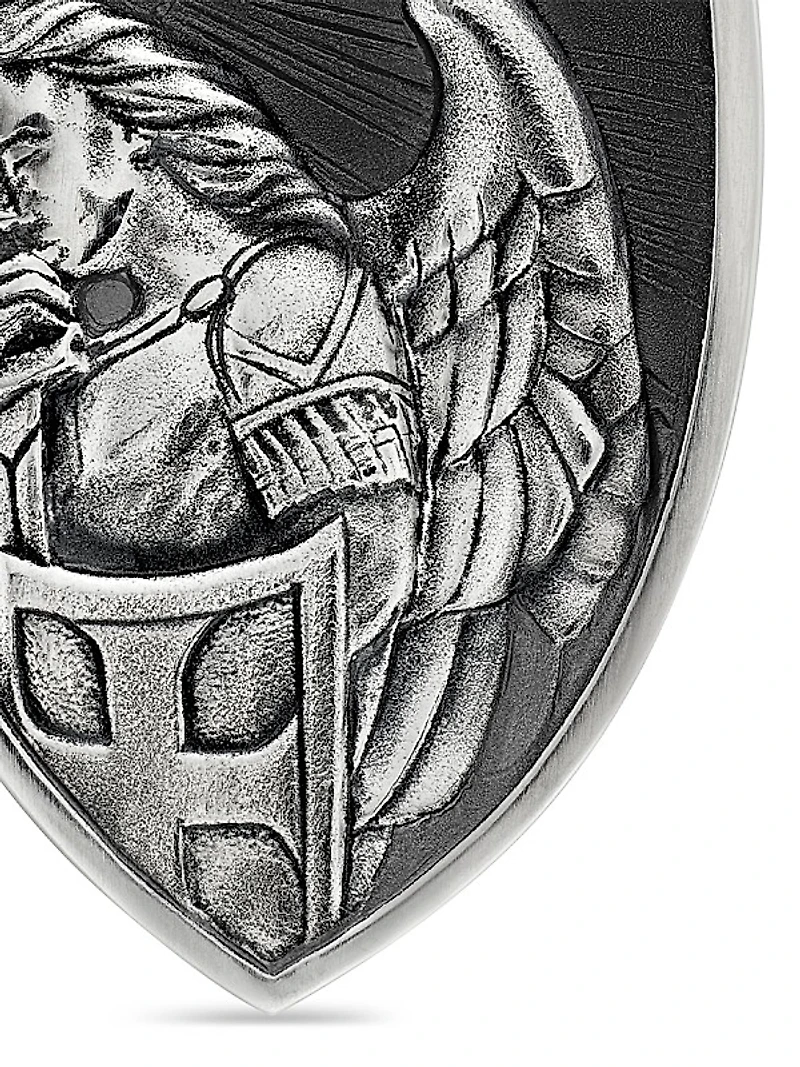 St. Michael Amulet in Sterling Silver