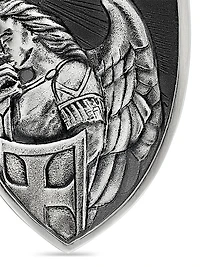 St. Michael Amulet in Sterling Silver