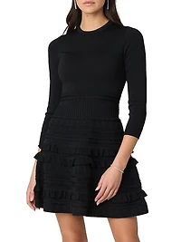 Dari Metallic Minidress