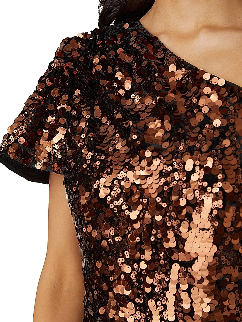 Tiana Sequined Maxi Dress
